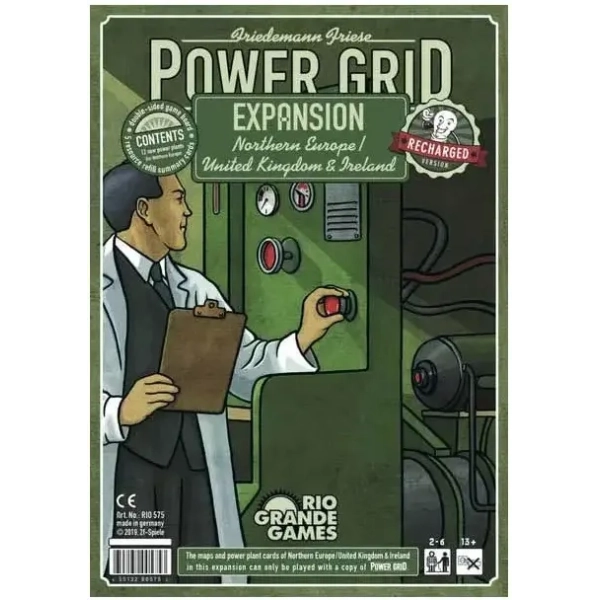 Power Grid: Northern Europe/UK & Ireland, Recharged - EN - Expansion