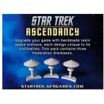 Star Trek Ascendancy Federation Starbase Set (3)