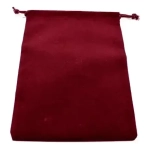 Chessex Large Suedecloth Dice Bags Burgundy