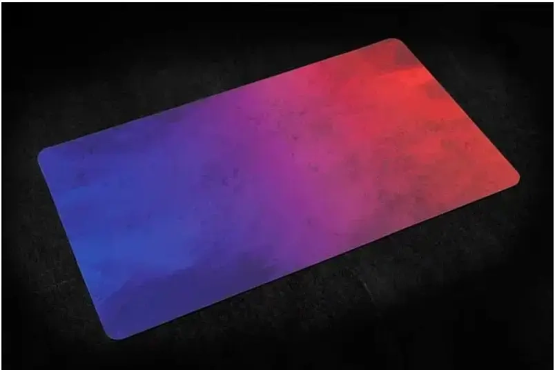 TCG Mat Red Blue Splash