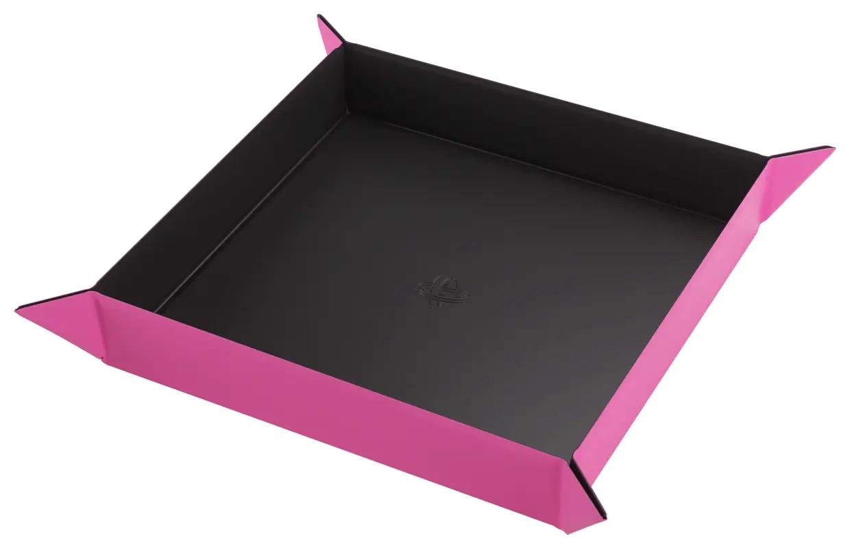 Magnetic Dice Tray Square Black/Pink