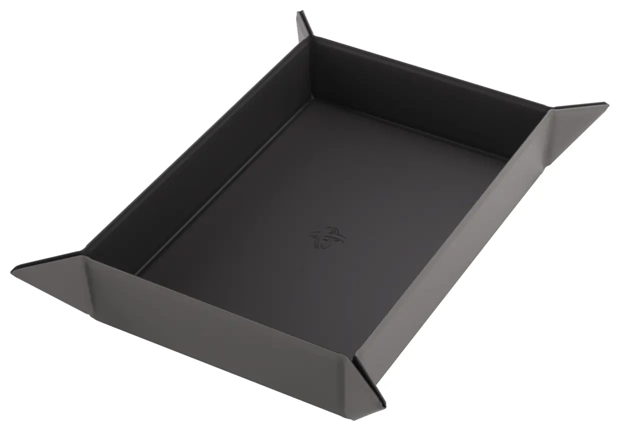 Magnetic Dice Tray Rectangular Black/Gray