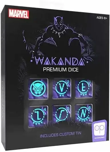 Marvel Black Panther Premium Dice Set (Würfel)