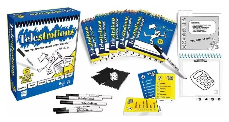 Telestrations 6 Player - Family Pack - EN