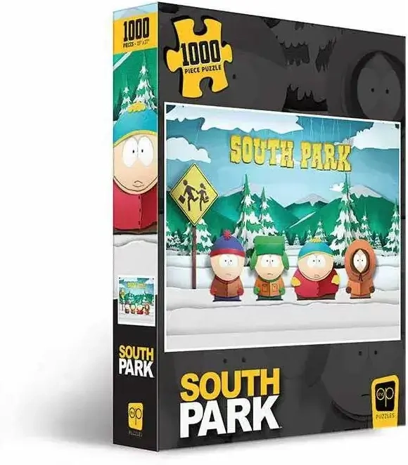 South Park Paper Bus Stop - Puzzle