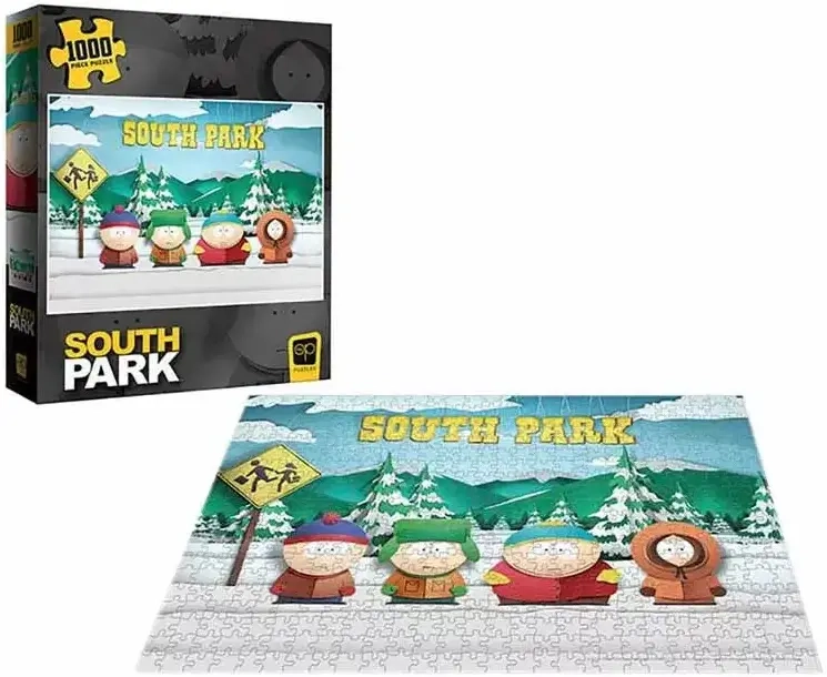 South Park Paper Bus Stop - Puzzle