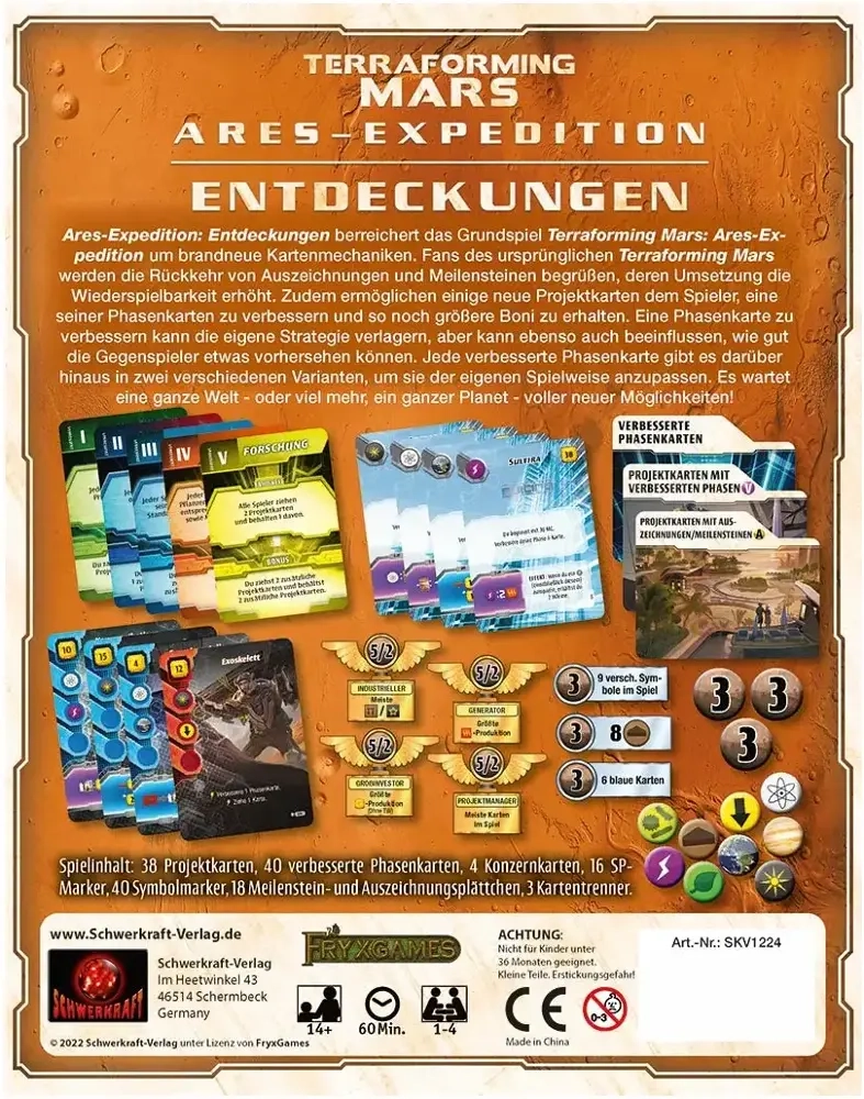 Terraforming Mars - Ares-Expedition: Entdeckungen - Erweiterung