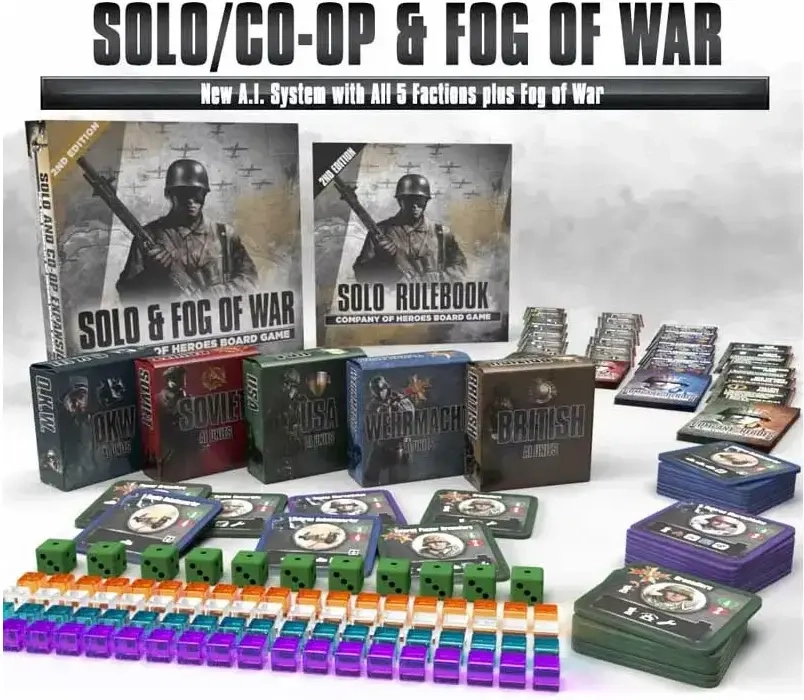 Company of Heroes: 2nd Edition: Solo & Fog of War - Expansion - EN