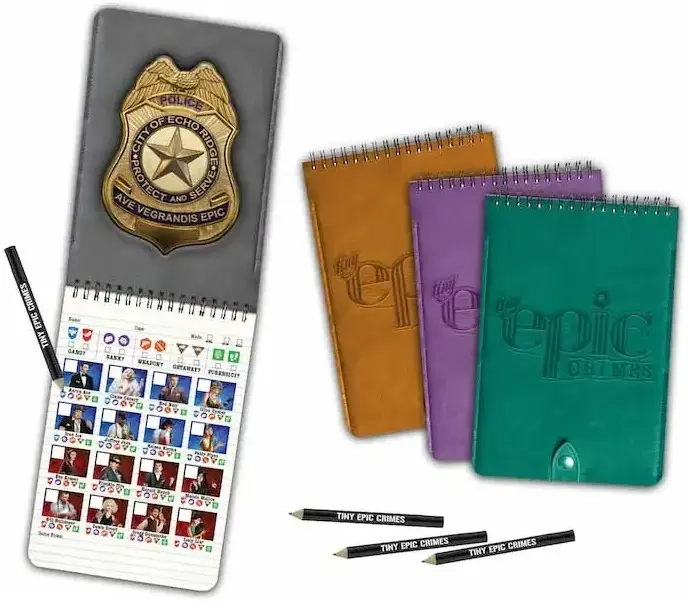 Tiny Epic Crimes 4 Pack Detective Notebooks - EN