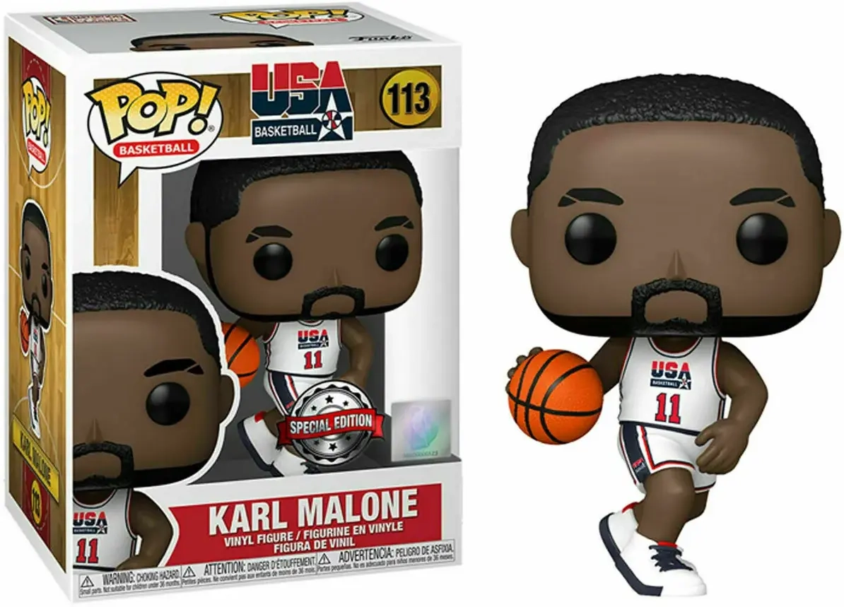 NBA - POP - Karl Malone 1992/Team USA (white)