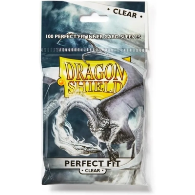 Dragon Shield - Standard Perfect Fit Sleeves - Clear (100 Sleeves)