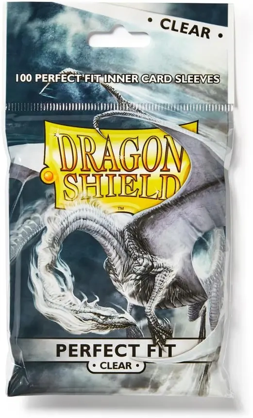 Dragon Shield - Standard Perfect Fit Sleeves - Clear (100 Sleeves)