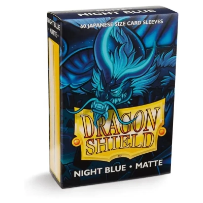 Dragon Shield Japanese Art Matte Sleeves - Night Blue Delphion (60 Sleeves)