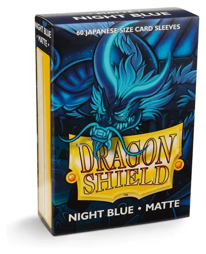 Dragon Shield Japanese Art Matte Sleeves - Night Blue Delphion (60 Sleeves)