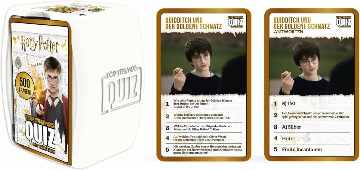 Top Trumps Quiz – Harry Potter