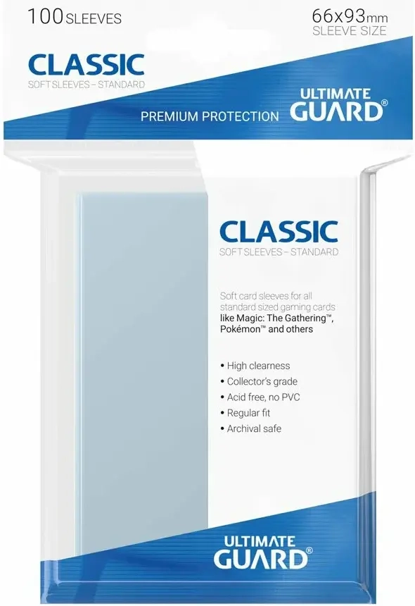 Classic Soft Sleeves Standardgrösse Transparent (100)