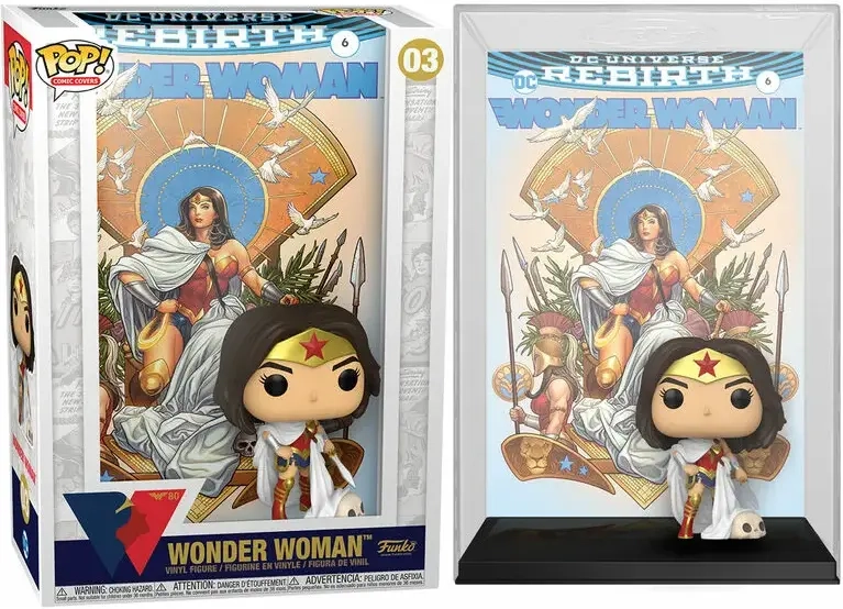 Funko POP! Vinyl Comic Cover WW 80th - WW (Rebirth) On Throne