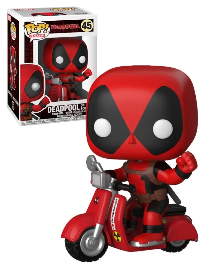 Funko POP! Rides Deadpool - Deadpool & Scooter Vinyl Figure