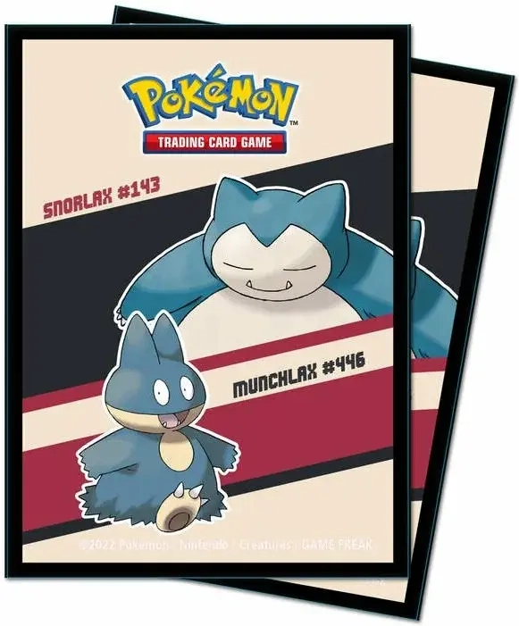 UP - Snorlax & Munchlax Deck Protectors for Pokémon (65 Sleeves)