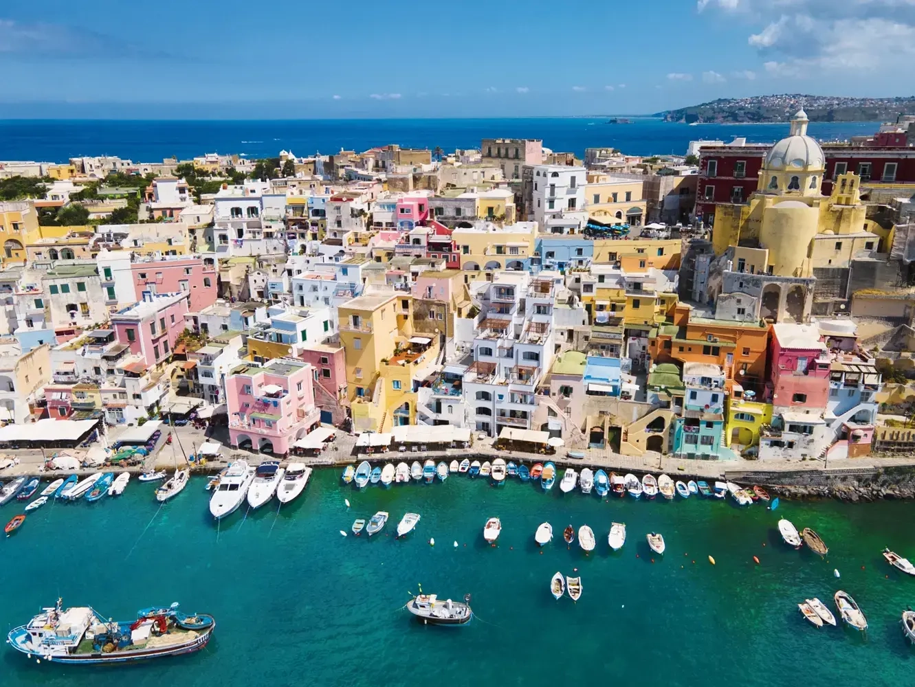 Blick auf Procida