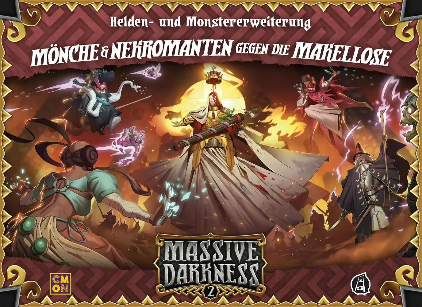 Massive Darkness 2 – Mönche & Nekromanten gegen die Makellose Erweiterung