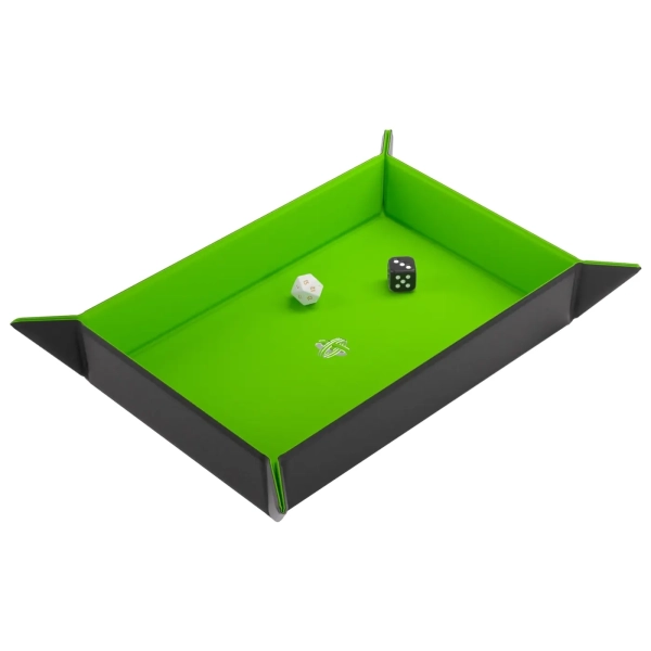 Magnetic Dice Tray Rectangular Black/Green