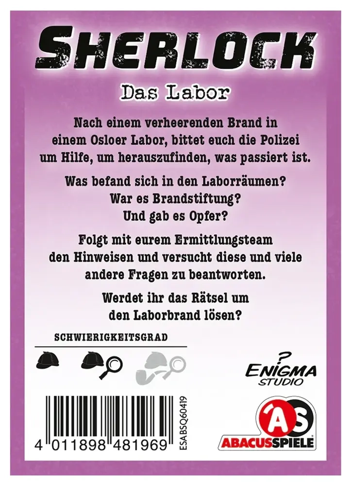 Sherlock - Das Labor