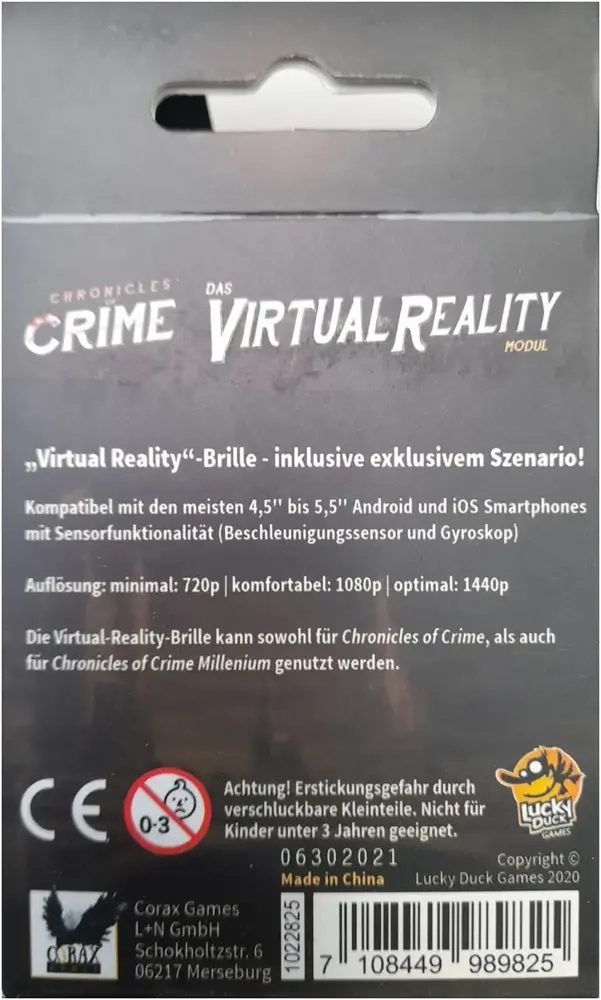 Chronicles of Crime Erweiterung - Das Virtual Reality Modul