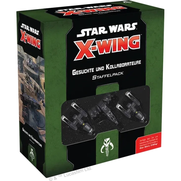 Star Wars: X-Wing 2.Ed. - Gesuchte + Kollaborateure - Erweiterungspack