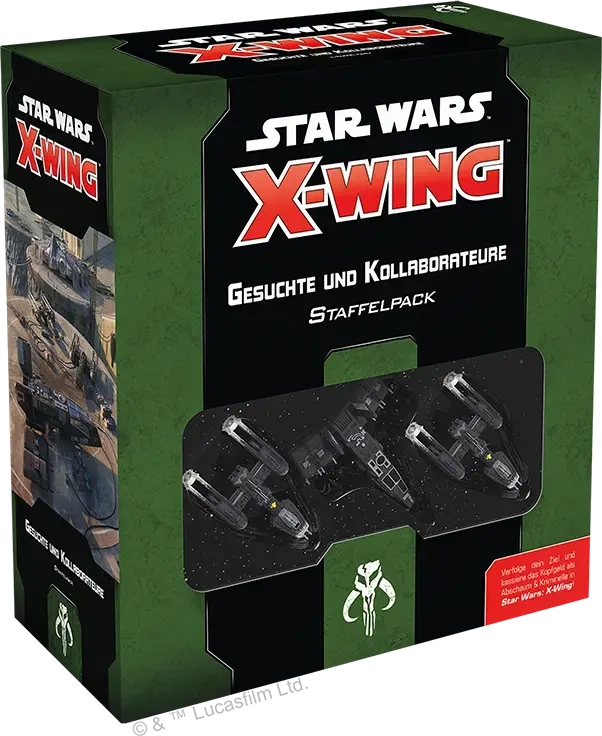 Star Wars: X-Wing 2.Ed. - Gesuchte + Kollaborateure - Erweiterungspack