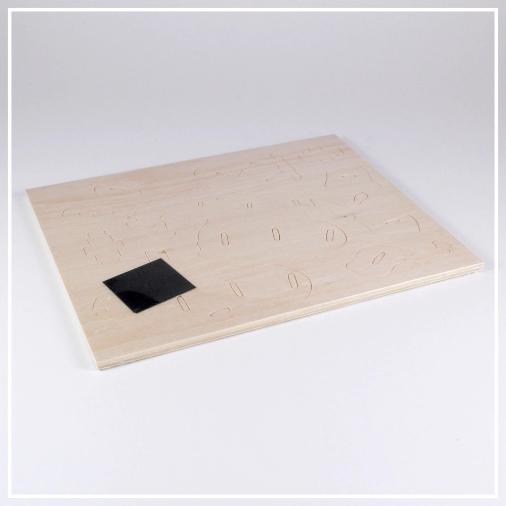 Pfau - 3D Holzpuzzle