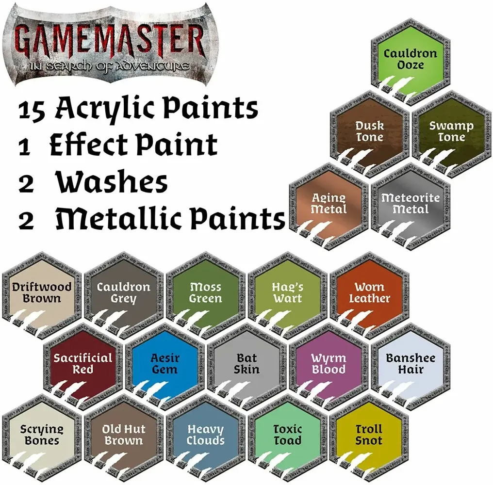 Gamemaster Wilderness Adventures Paint Set