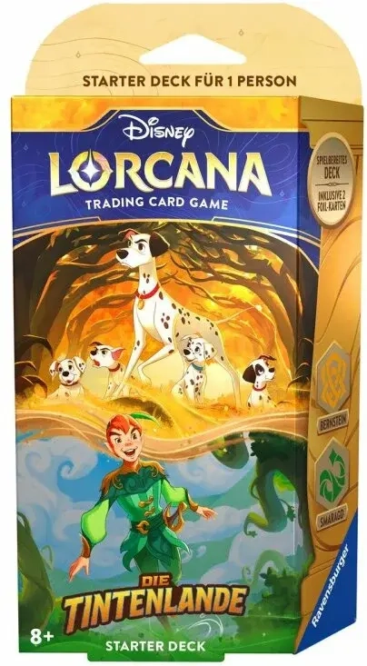 Disney Lorcana - Die Tintenlande - Starter Deck "Bernstein/Smaragd" - DE