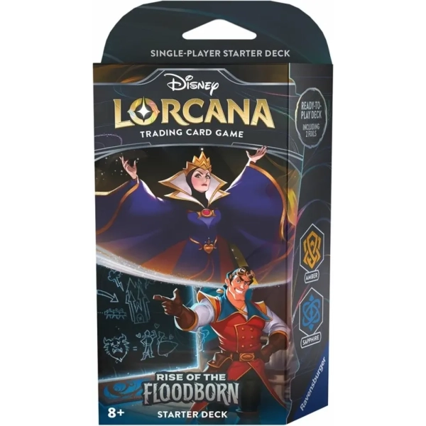 Disney Lorcana - Rise of the Floodborn - Starter Deck "Amber/Sapphire" - EN