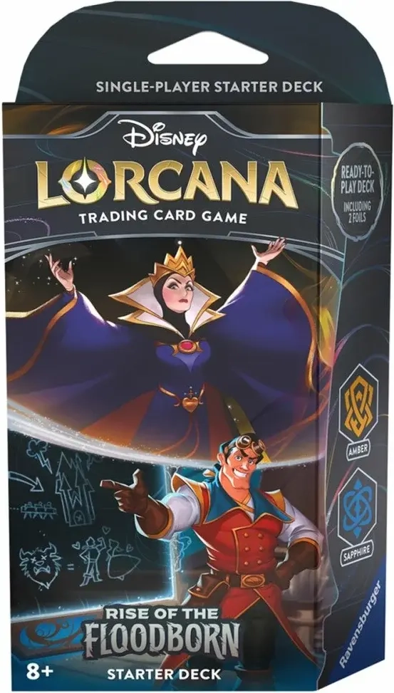 Disney Lorcana - Rise of the Floodborn - Starter Deck "Amber/Sapphire" - EN