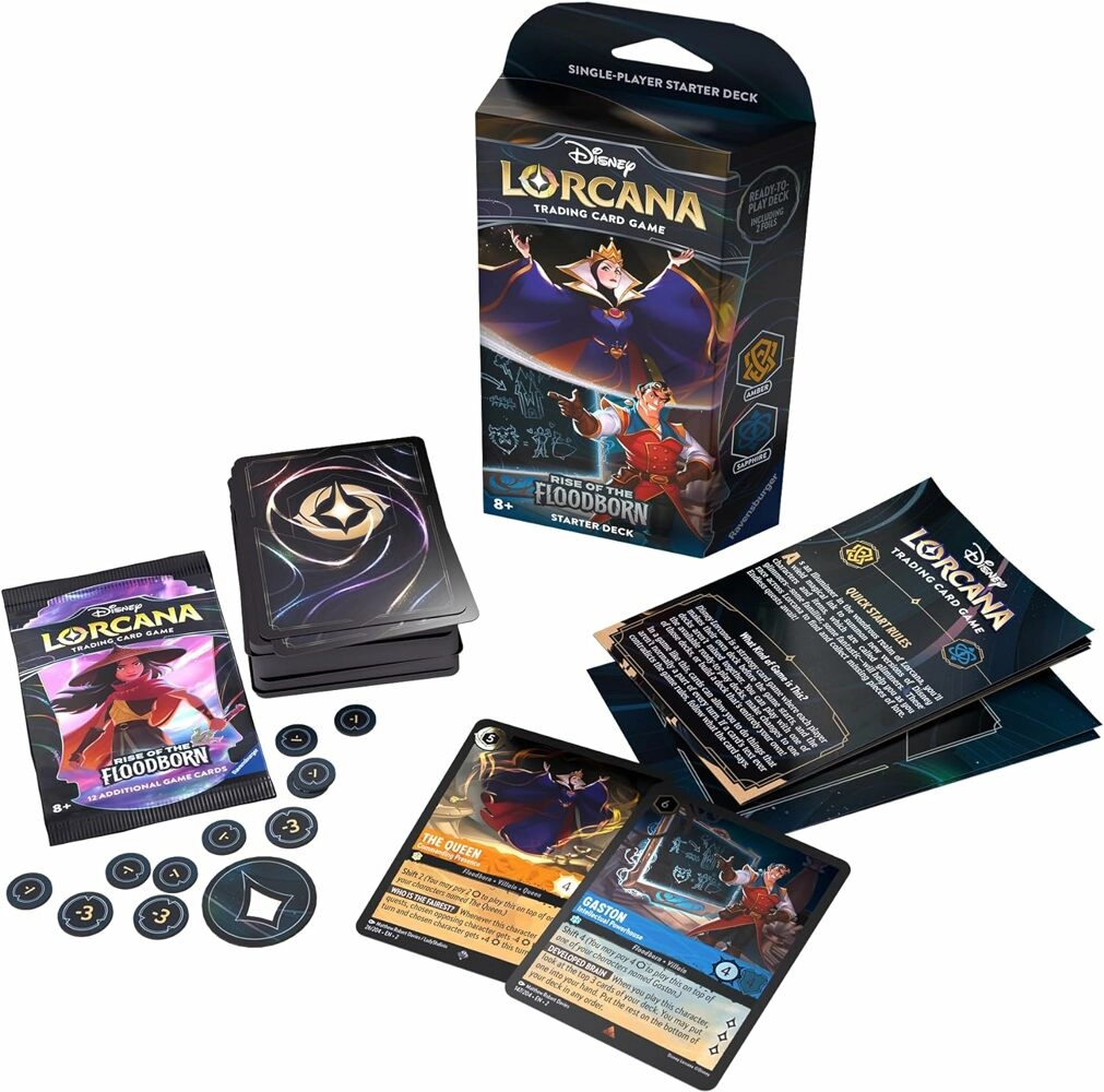 Disney Lorcana - Rise of the Floodborn - Starter Deck "Amber/Sapphire" - EN