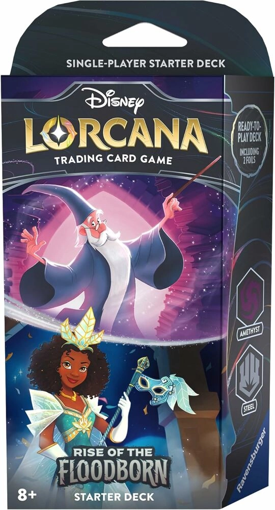 Disney Lorcana - Rise of the Floodborn - Starter Deck "Amethyst/Steel" - EN