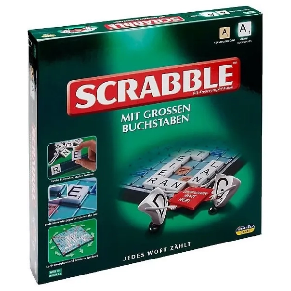 Scrabble - mit grossen Buchstaben