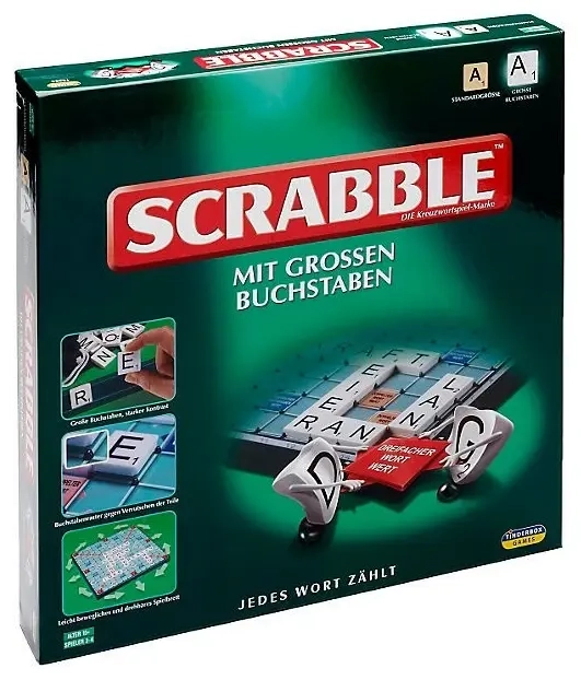 Scrabble - mit grossen Buchstaben