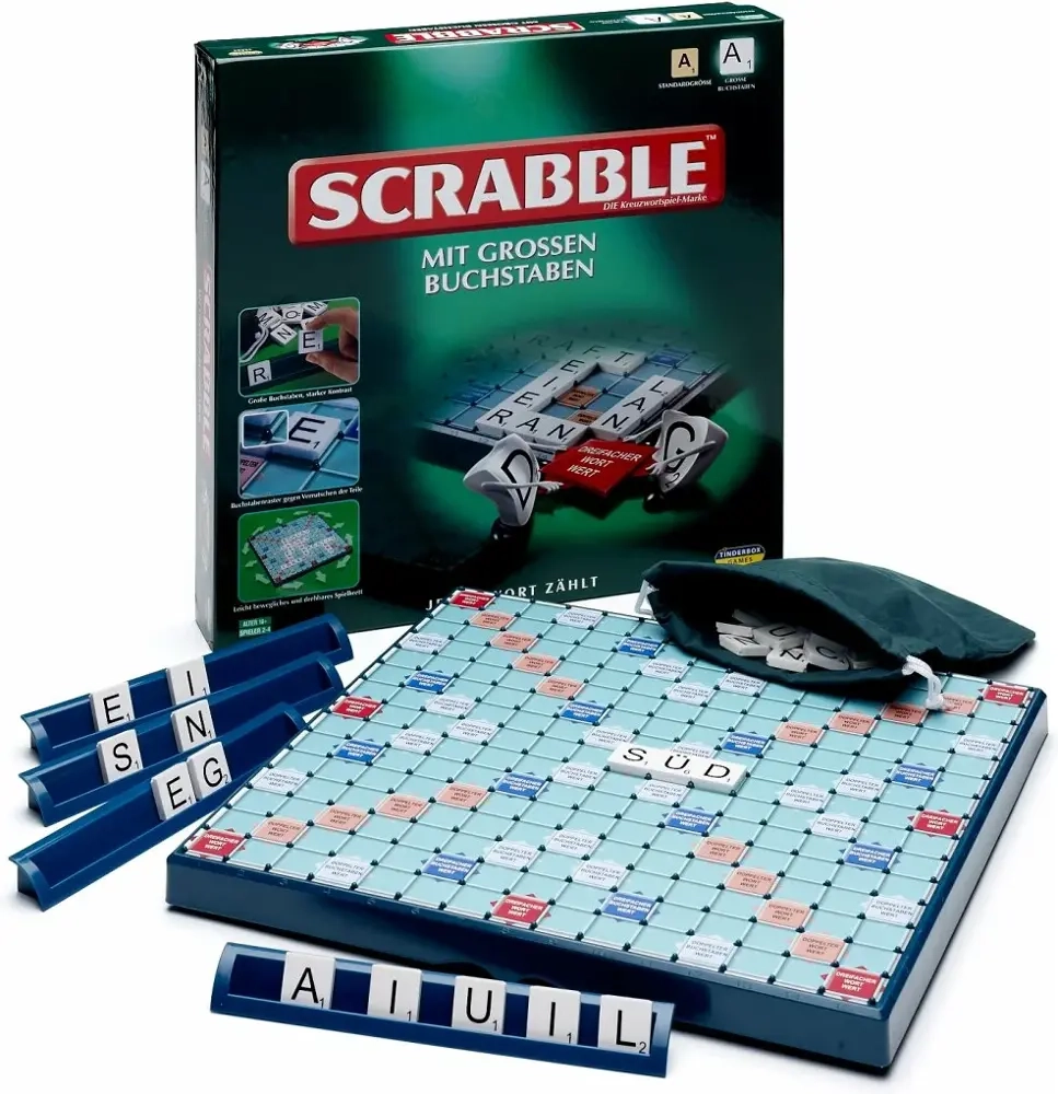 Scrabble - mit grossen Buchstaben