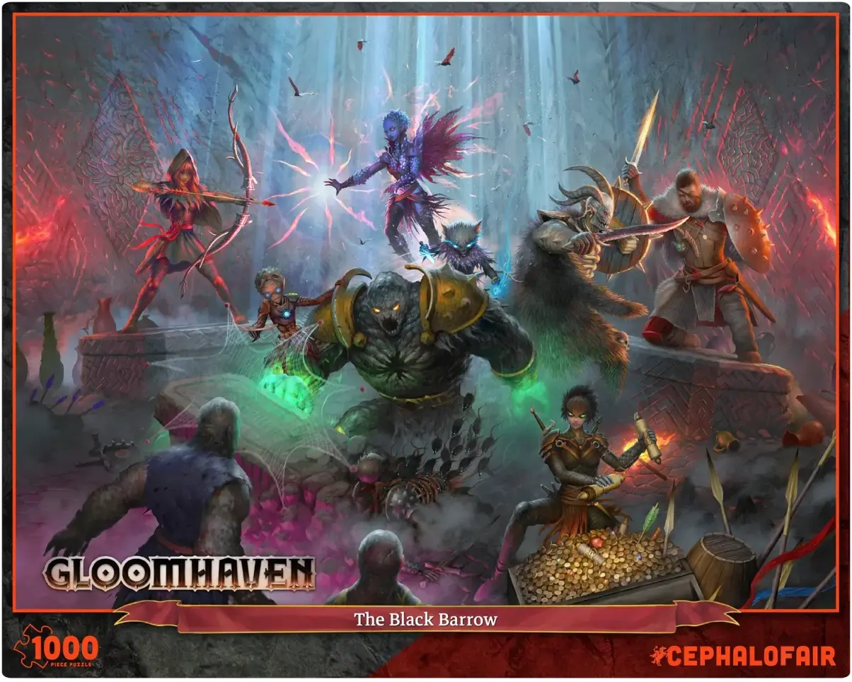 Gloomhaven – The Black Barrow - 1000 Teile Puzzle