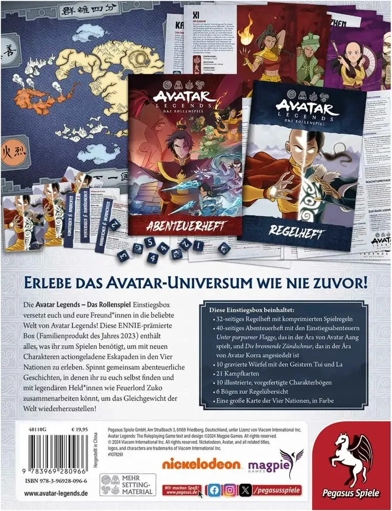 Avatar Legends – Das Rollenspiel: Einstiegsbox