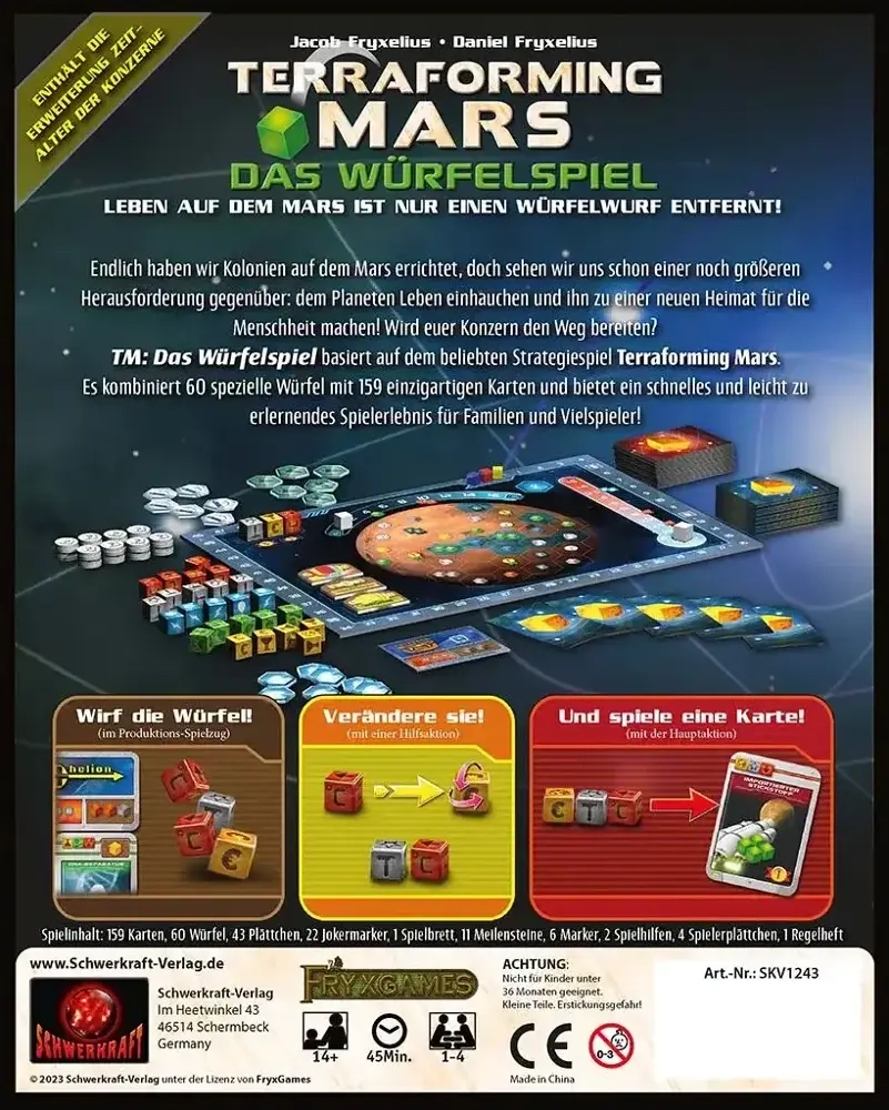 Terraforming Mars: Das Würfelspiel