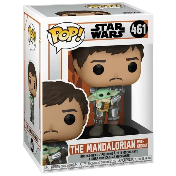 Funko POP! Star Wars: Mandalorian- Mando Holding Child