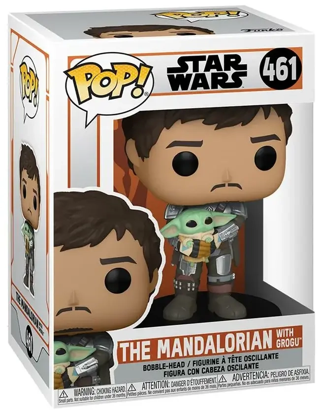 Funko POP! Star Wars: Mandalorian- Mando Holding Child