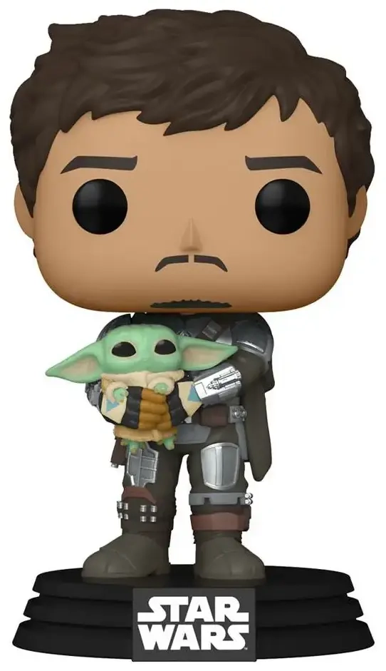 Funko POP! Star Wars: Mandalorian- Mando Holding Child