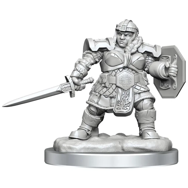 D&D Nolzur's Marvelous Miniatures Miniatur unbemalt Dwarf Fighter