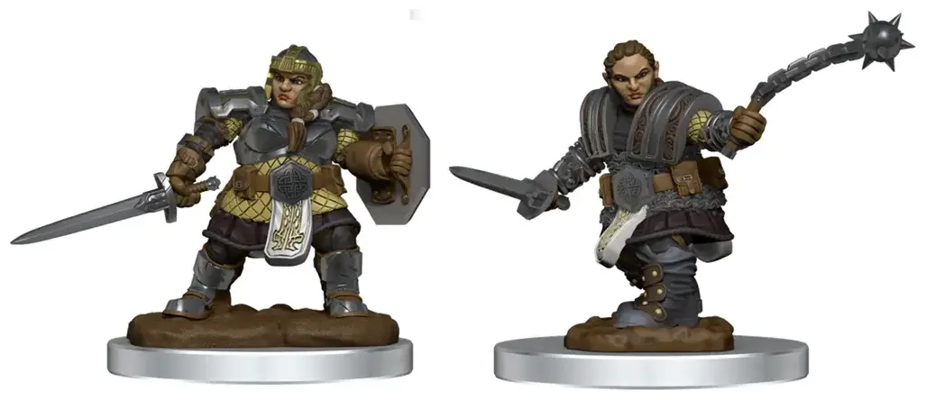 D&D Nolzur's Marvelous Miniatures Miniatur unbemalt Dwarf Fighter