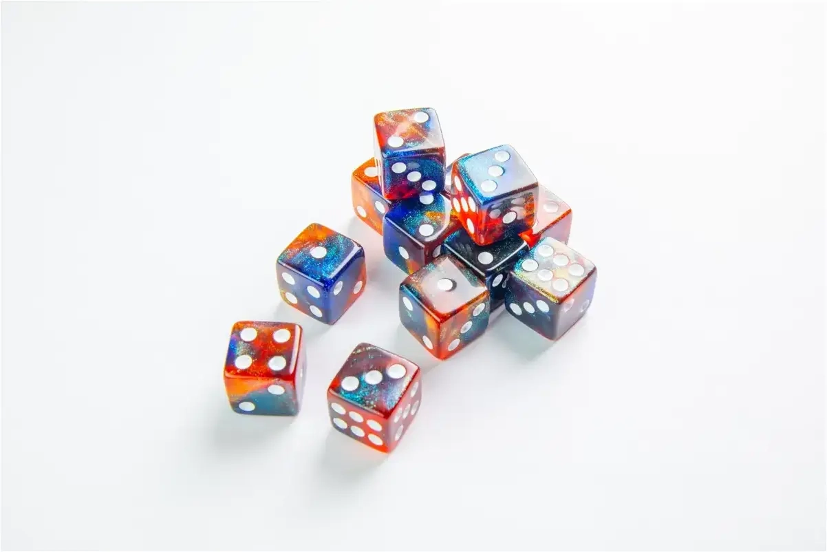 Galaxy Series - Mars - D6 Dice Set 16 mm (12 pcs)