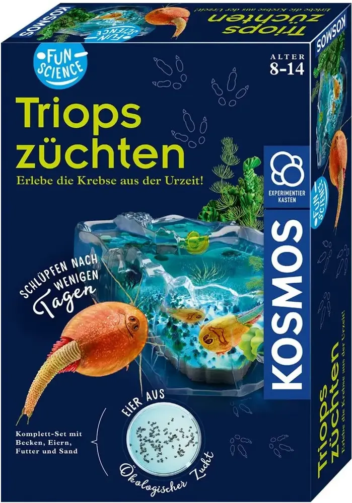 Fun Science Triops züchten, Experimentierkasten